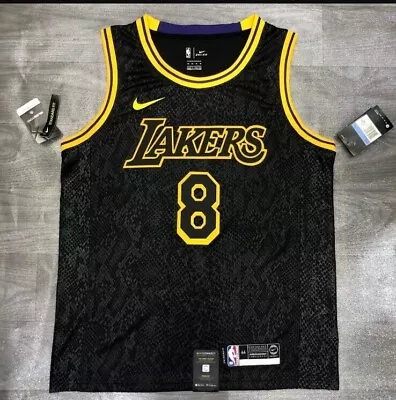 Kobe Bryant Black Mamba NBA LosAngeles Lakers City Edition Jersey #8 • $69.90