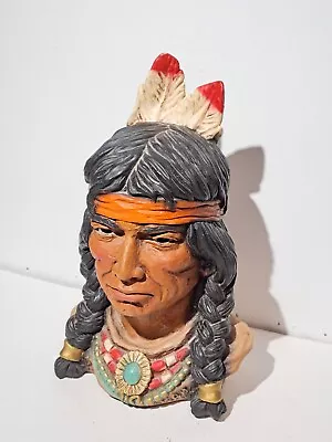 Vintage UNIVERSAL STATUARY CORP CHICAGO 1966 Native American Statue 11  • $49.99