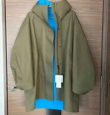 Uniqlo MARNI Blocktech Half Coat Khaki Blue Size JP S  Unisex Zip Button Hooded • $118.50