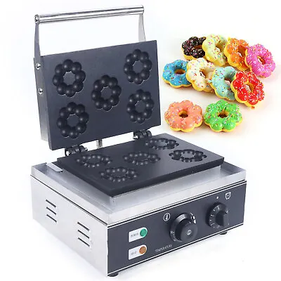 Mini Donut Maker Electric Waffle Maker Commercial Donut Maker Machine Nonstick  • $119