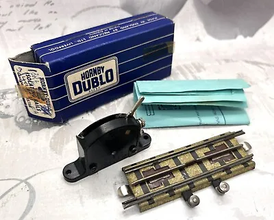 Y121 Hornby Dublo 3 Rail Isolating Rail & Black D2 Switch OO Gauge • £10