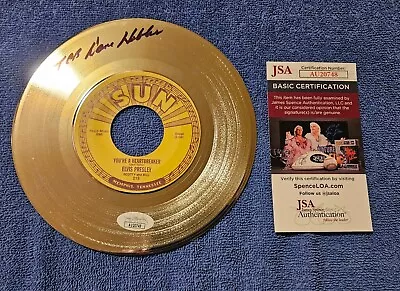 Elvis Presley Dave Hebler Karate AUTOGRAPHED (5) Platinum Sun Records 45 JSA COA • $499.99