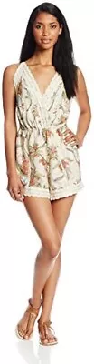 Zimmermann Keeper Lace Playsuit Romper Silk Crochet Embroidery Size 0  • $199