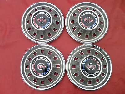 Vintage 1967-68 Chevy  Impala Ss Hubcaps Wheel Covers • $150