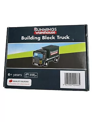 Bunnings Warehouse Truck Building Block Limited Edition Kid Bricks Toy Free Post • $26.95