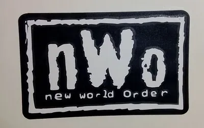 VINTAGE NWO New World Order WCW Sticker Decal Phone Laptop Car Window Art 4x2.5! • $3.49