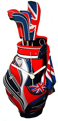 Union Jack Golf Clock - Great Britain Golf Gift - British Golf - GB1-C • £12.45