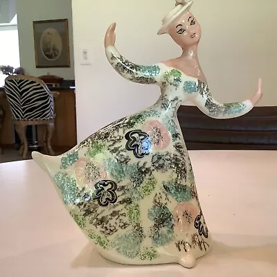 Heidi Schoop California Ceramic MCM 11” Dancing Girl Rare WOW • $174.99