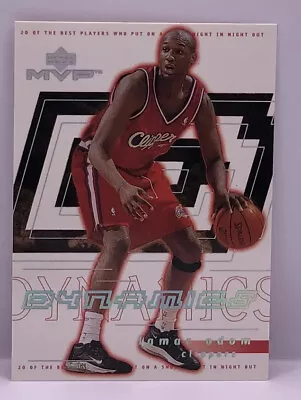 2000-01 Upper Deck MVP Dynamics Clippers Basketball Card #D5 Lamar Odom • $1.75