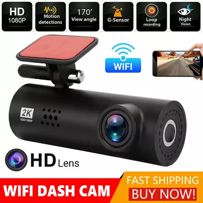 Car Wireless HD 1080P Lens Dash Camera Front And Rear Cam Dashcam Night Vision • $39.59