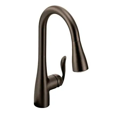 Moen 7594ORB Arbor 1-Handle Pull-Down Kitchen Faucet Oil Rubbed Bronze • $209.99
