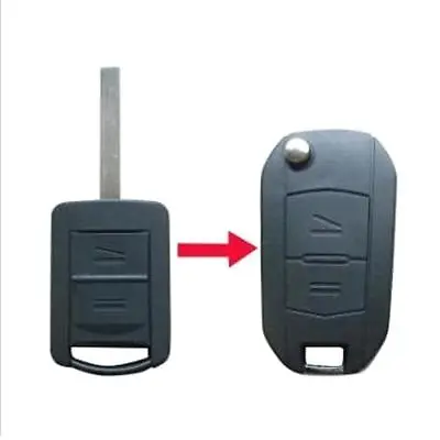 RFC 2 Button Flip Key Case Upgrade For Vauxhall Opel Corsa C Tigra Remote HU100 • $10.72