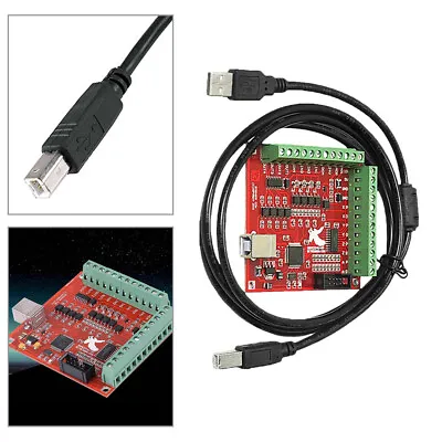 USB MACH3 Breakout Board 100Khz 4 Axis Interface Driver Motion Controller UK CNC • £15.49