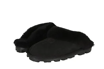 UGG Coquette Women’s Slippers In Black 5125-BLK US Size 10 • $97.50