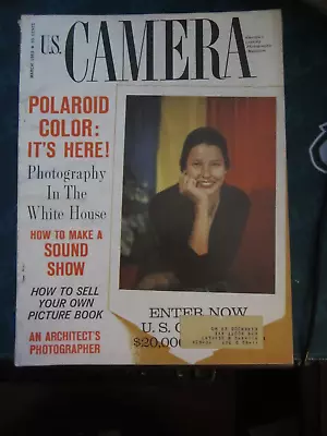 US Camera Travel Magazine March 1963 Polaroid Color Make A Sound Show 56 • $14.99