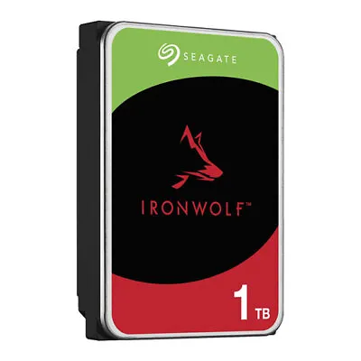 1TB Seagate IronWolf ST1000VN008 NAS Hard Drive 3.5  HDD SATA III 6Gb/s 5400r • £73.32