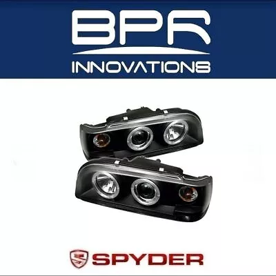 Spyder Auto LED Halo Projector Black Head Lights Fits 93-97 Volvo 850 - 5012289 • $386.67