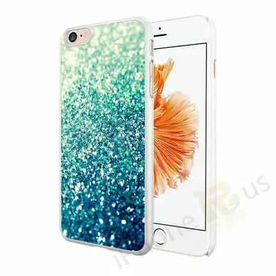 Glitter Water Green White Image Phone Case Cover For Apple Samsung Huawei Etc • £5.90