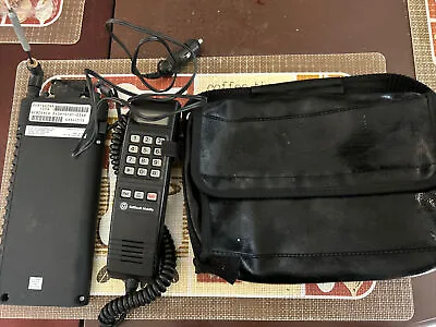 $10 • Buy Vintage Motorola SCN2453A Mobile Car Phone With Battery Antenna Bag. Read
