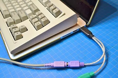 $79.14 • Buy PS2 To USB Active Adapter Converter IBM Clicky KEYBOARDs Blue Cube Replacement