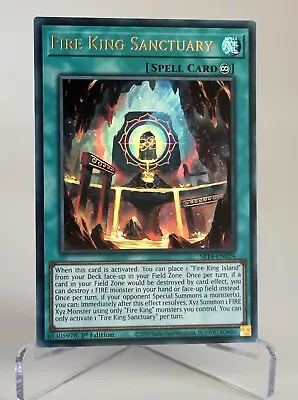 Fire King Sanctuary - SR14-EN024 1st Ed Ultra Rare Yugioh Card • $3.30