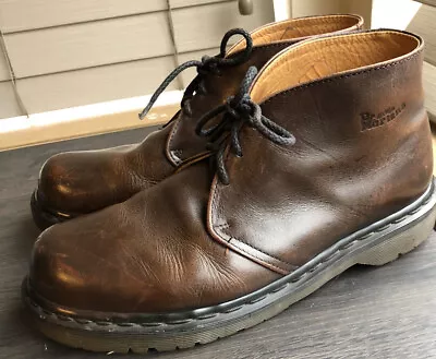 Dr. Martens Vintage Chukka Brown Boots Mens Sz 10 US UK 9 Made In England • $79