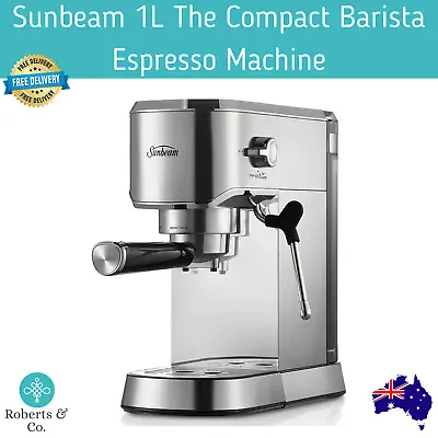 Sunbeam 1L The Compact Barista Espresso Coffee Machine Espresso Machine • $229.97