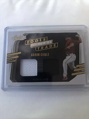 2021 Panini Absolute Aaron Civale Tools Of The Trade Dual Patch TT2-AC • $10