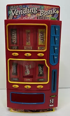 M&M Mars Vending Machine Bank Toy Candy Bars Twix Snickers Skittles Milky Way • $30