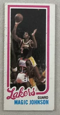 1980-81 Topps Basketball #139 Magic Johnson Single Panel Rookie LS Lakers Card • $29.95