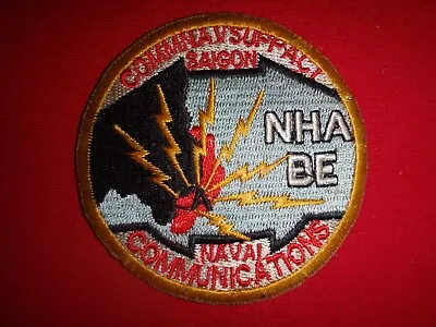 US Navy NAVAL COMMUNICATIONS SUPPORT ACTIVITY SAIGON NHA BE Vietnam War Patch • $5.97