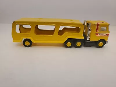 1980'S BUDDY L  Hauler & Mack Cab YELLOW 10 L Metal JAPAN  • $15.95