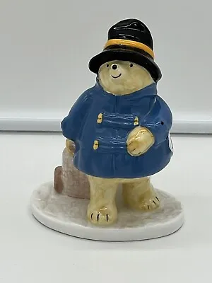 Vintage Paddington Bear Shopping Figurine Bone China Coalport 1976 England • £12.06
