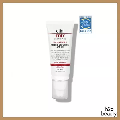 Elta MD UV Restore Broad-Spectrum SPF 40 2 Oz EXP 07/25 **New In Box** • $36