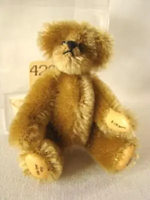 1995 Miniature ANDY Jointed 3-1/2  LITTLE GEM TEDDY BEAR Artist Chu-Ming Wu • $24.95