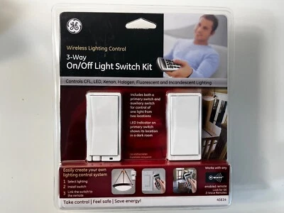 $20 • Buy GE 45614 Wireless Lighting Control Z-Wave 3-Way On/Off Switch (New In Package)