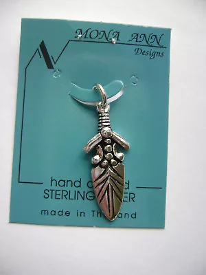 Sterling Silver Mayan Incan Dagger Knife Pendant New • $13.95