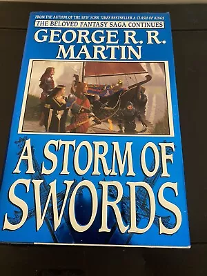 Game Of Thrones: A Storm Of Swords George RR Martin 1st Edition Dust Jacket HC • $50