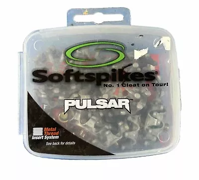 PULSAR Soft Spikes Replacement Golf Cleats Small Metal Thread Red/Gray LOT OF 3 • $26.95