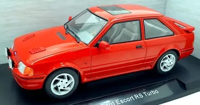 Model Car Group 1/18 Scale MCG18273 - Ford Escort RS Turbo - Red • £84.99