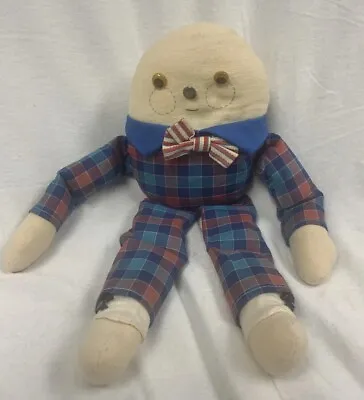 Vintage Plush/bean Humpty Dumpty Toy Doll Stuffed Fabric. 14  • $19.99