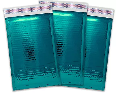 4x8  Metallic Bubble Mailers Padded Shipping Poly Mailing Envelopes Combo Pack • $10.95