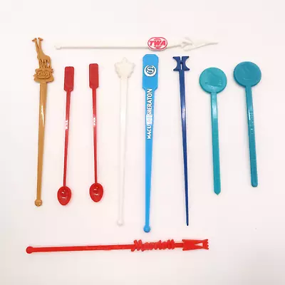 Vintage Swizzle Stick Cocktail Drink Stirrers Mixed Lot #2 • $9.76