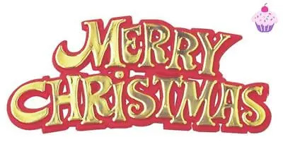 £1.99 • Buy Merry Christmas Christmas Cake Topper Sign Baking Decoration