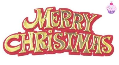 £1.99 • Buy Merry Christmas Christmas Cake Topper Sign Baking Decoration