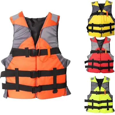 $28.21 • Buy Adult Fishing Life Jacket Kayak Boating Swimming Aid Water Sports Floating Vest