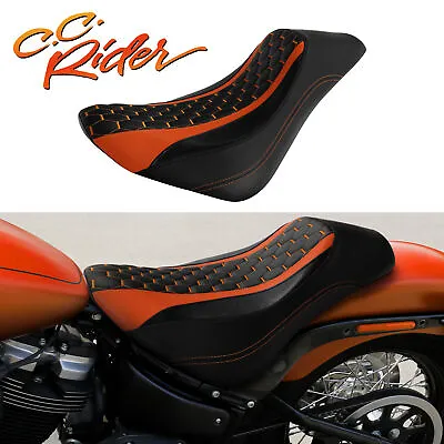 C.C. RIDER Motorcycle Solo Driver Seat Fit For Harley Street Bob FXBB 2018-2024 • $160