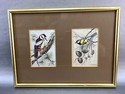 £19.57 • Buy J & J Cash Tapestry Woven Silk Picture Birds England Art Wall Coventry