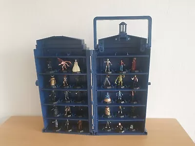 Doctor Who Tardis Micro Universe Carry Case/storage Box With 30 Figures • £30