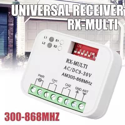 1x Universal Radio Receiver RX-Multi 300-868Mhz For Marantec 2024 P4K1 • $7.23